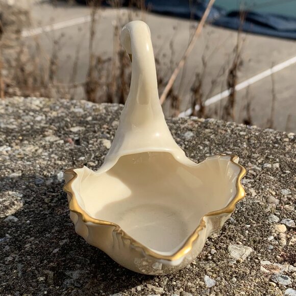 Vtg LENOX Pair of Swans Bowls Trinket Set - Picture 8 of 14